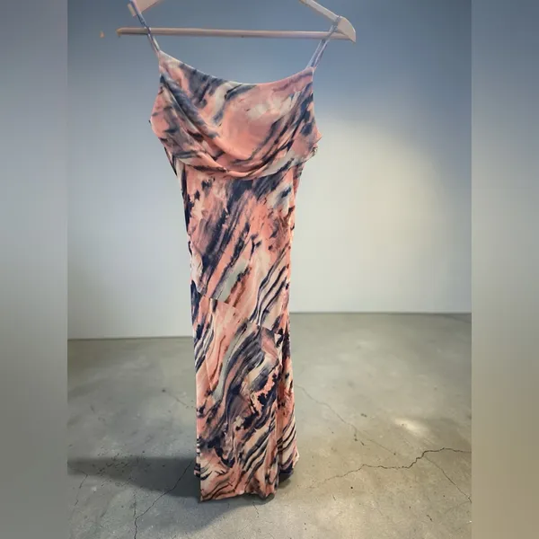 Hello Molly FULL TIME GLAM GIRL MIDI DRESS BLUE - Image 4