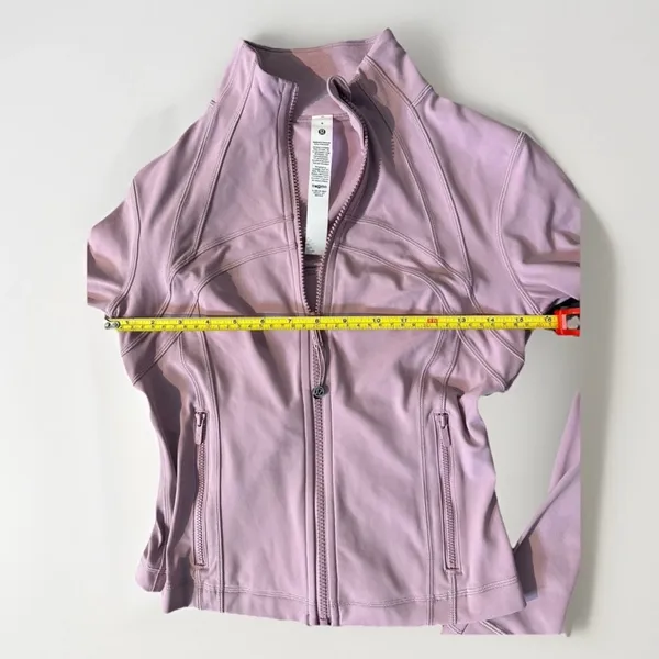 Lululemon Define Cropped Jacket NULU ROSE BLUSH SZ 6  Mint EUC - Image 12