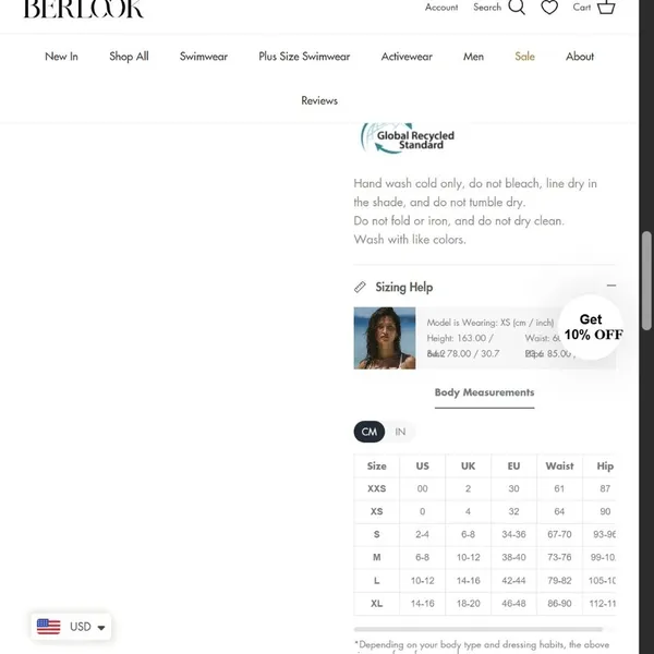 BERLOOK Caramel V Cut Jacquard Bikini Bottom ONLY 59 - Image 10
