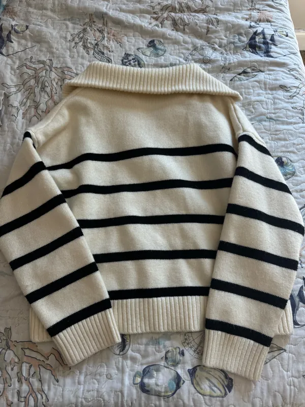 Striped sweater White - Image 2