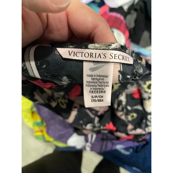 Victoria's Secret Ruffle Babydoll Satin Floral Top Sz S y2k - Image 6