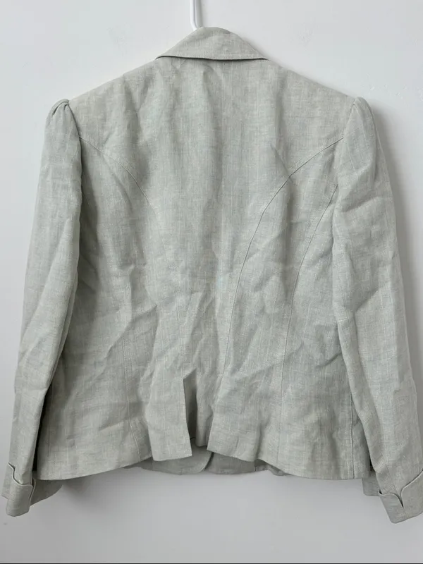 Lauren Ralph Lauren 100% Linen Suit SET Size: 6/10 - Image 4
