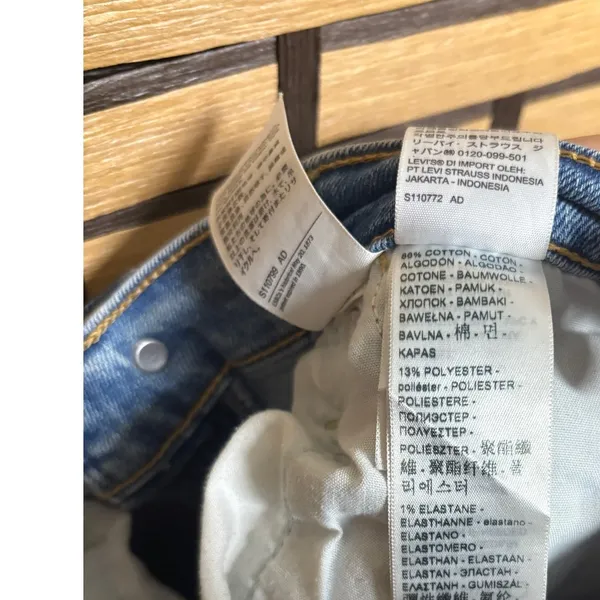 Levi's Ribcage Straight Ankle Jeans Size‎ 26 - Image 8