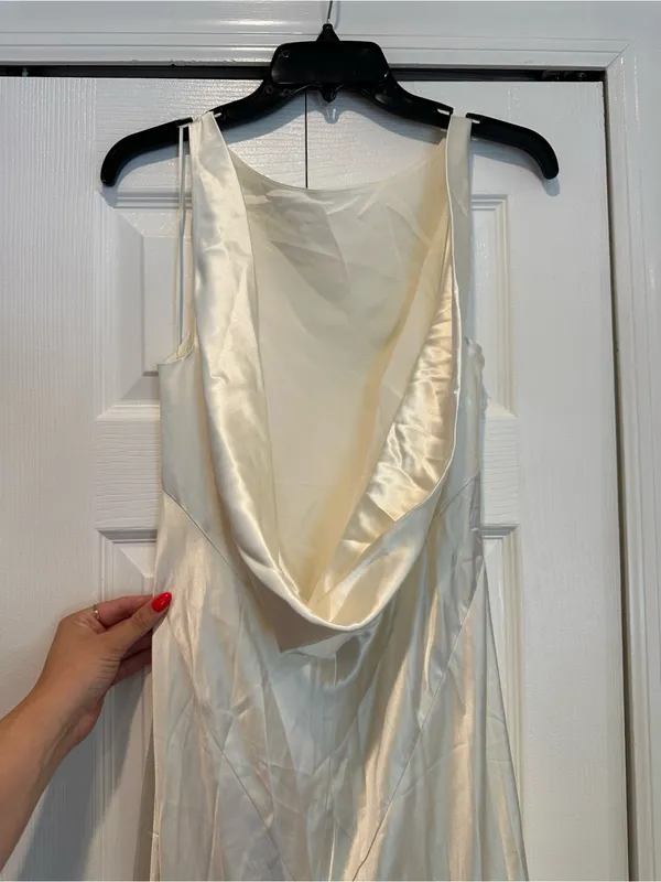 Reformation Isabelle Silk Dress - Image 6