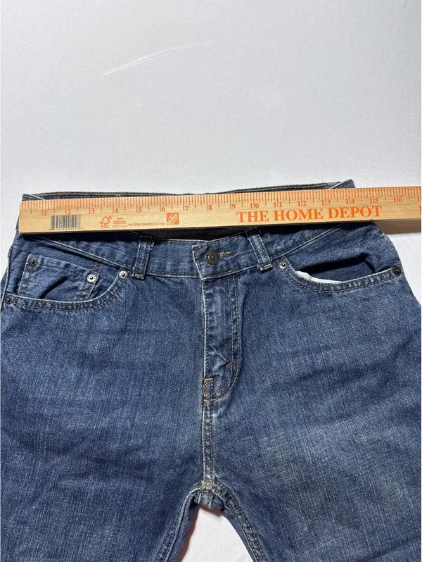 Levi's 505 Regular Fit Classic Blue Denim Jeans - Image 6