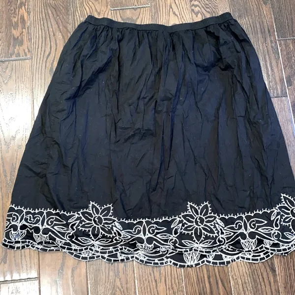 Sag Harbor black skirt size 1X - Image 3