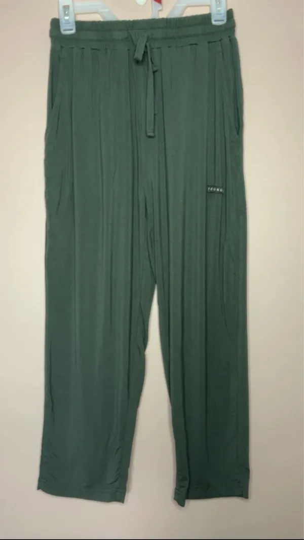 YoungLA Relaxed Lounge Pants Spruce Green - Image 3