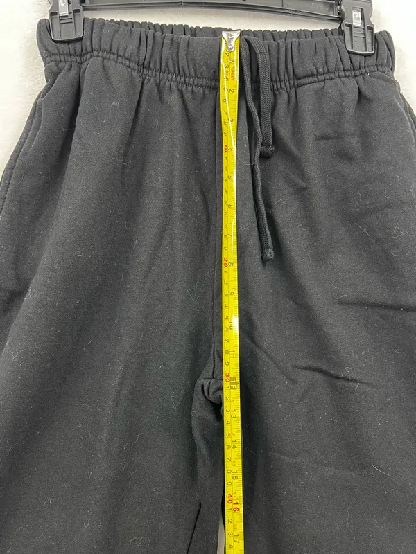 Free People Black Track Joggers with Burgundy Side Stripe 114 - Image 9