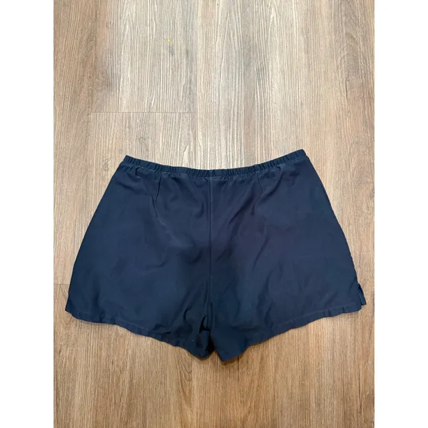 Vintage Nike‎ Dri-FIT Womens Navy Blue Athletic Running Shorts Size Large - Image 2