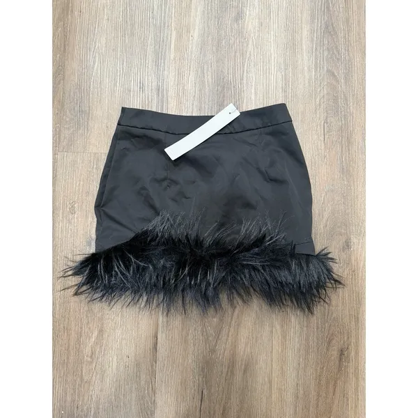 Missguided Skirt Womens‎ Medium Feather Mini Party Statement - Image 2