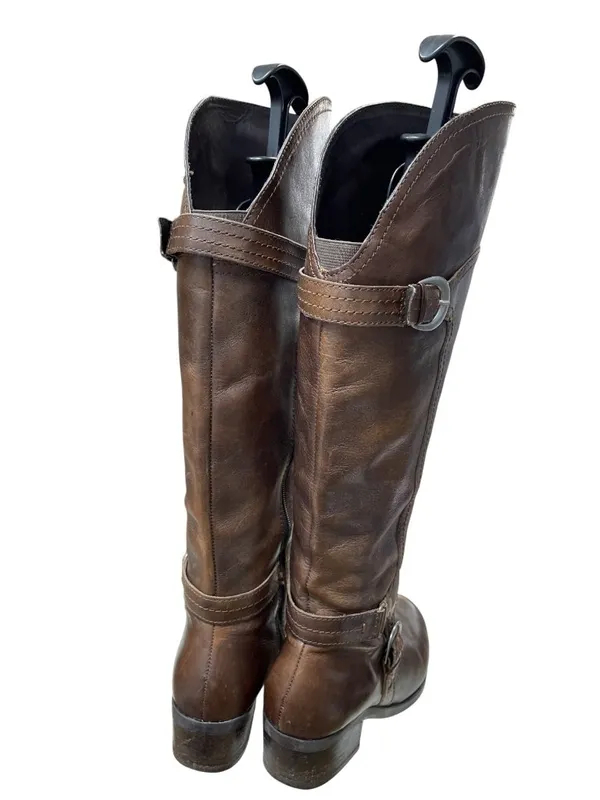 Audrey Brooke wms brown leather below knee equestrian riding boots 6M SKU 10-770 - Image 8