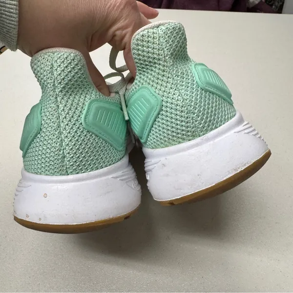 Adidas Duramo Mint White Running Shoes Sneakers Womens 8 Classic Athletic - Image 5