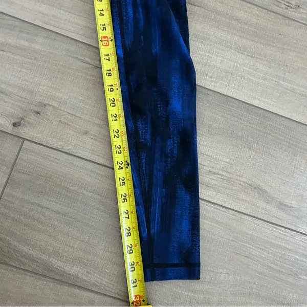 Lululemon Wunder Under Roll Down High Rise Night Sky Harbor Leggings 31in 6 - Image 8