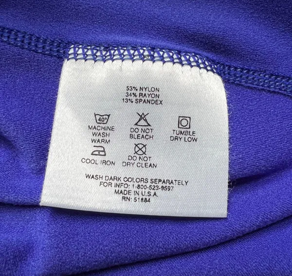 Patagonia Rare Vintage 1/2 Zip Pullover Base Layer Purple Teal Zipper Size Large - Image 11