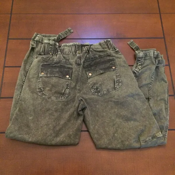 Free people can’t compare slouchy cargo army green xs - Image 5