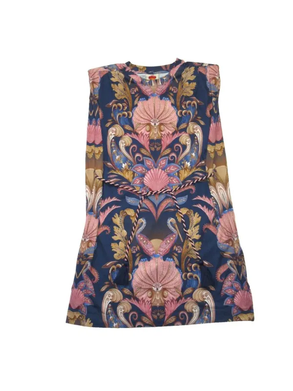 NWT FARM Rio Boho Beauty Cotton Bird Pelican T-shirt Mini Dress M - Image 3