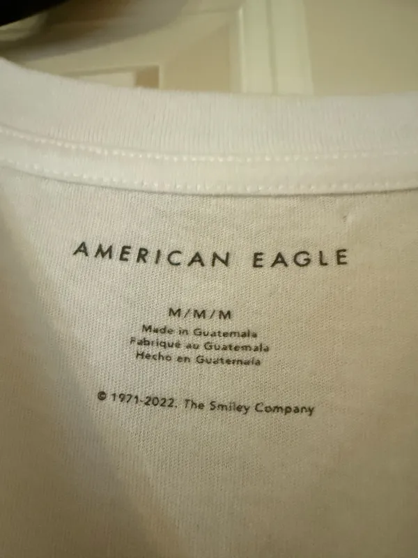 American Eagle Keep Smiling Oversized T-Shirt - Image 3