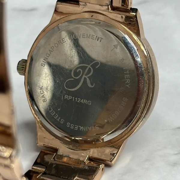 Rampage Womens Rose Gold Wristwatch - Image 7