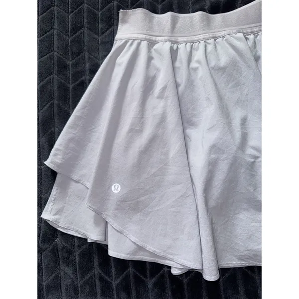 Lululemon Court Rival High-Rise Skirt Tennis Pickleball Light Blue Size 6 - Image 2