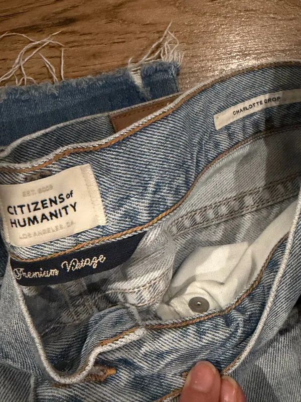 CITIZENS OF HUMANITY Women's Charlotte Crop High-Rise Straight Jean - Image 2