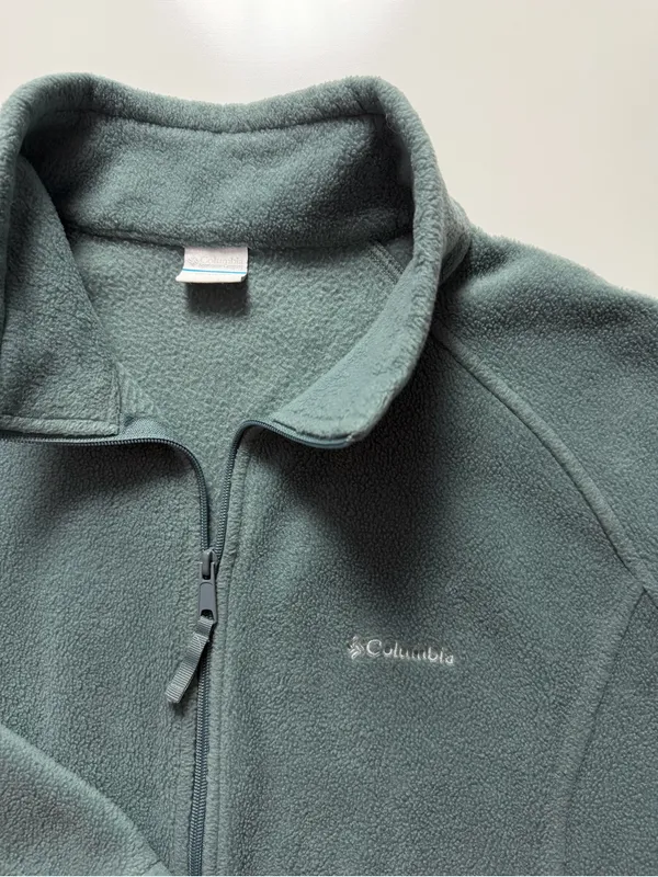 Columbia Solid Fleece Full-Zip Jacket w/ Pockets, Size 3X - Image 5