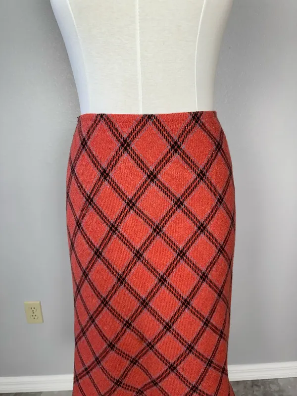 Neiman Marcus Womens Skirt Size 6 Wool Blend Vintage Midi - Image 6