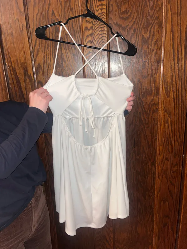 Windsor White Mini Dress - Image 2