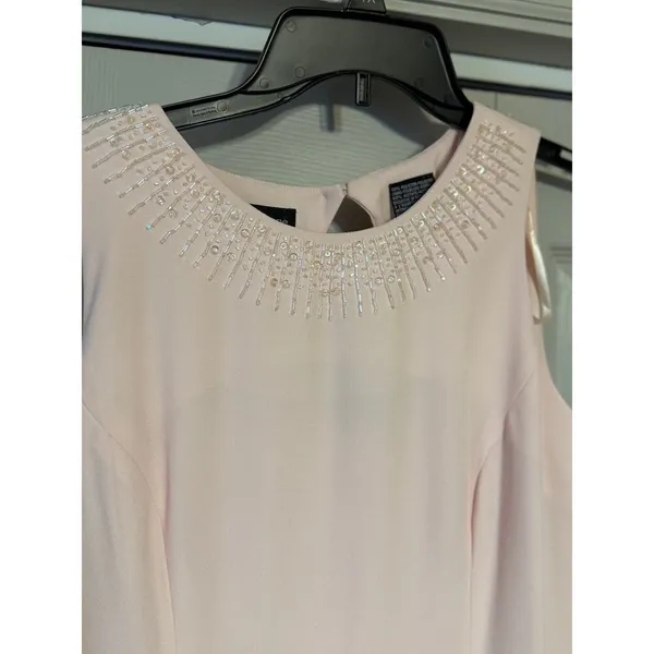 Vintage Liz Claiborne Night Pink‎ Formal Dress Size 10 - Image 9