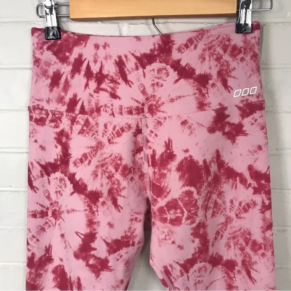 Lorna Jane Pink Tie Dye Activewear Leggings - Image 4