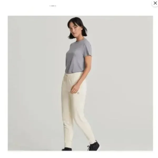NWT allbirds Women's The R&R Sweatpants Small Natural White Sustainable Athletic - Image 13