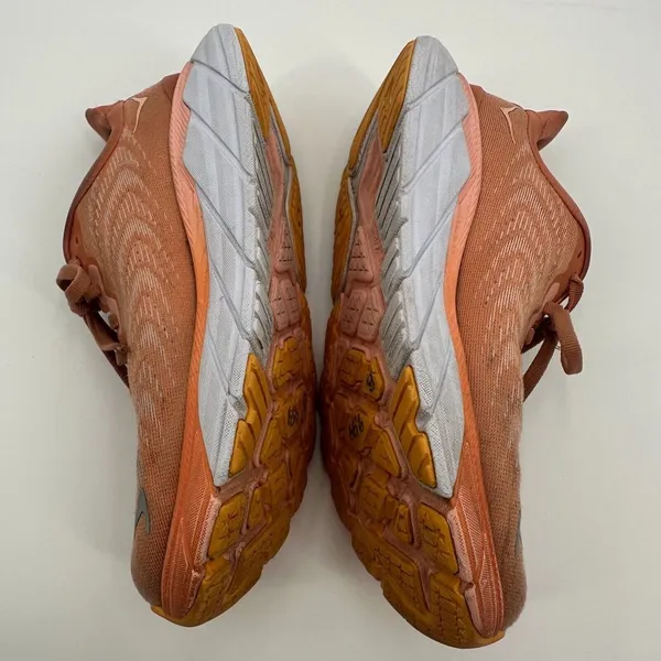 Hoka One One Arahi 6 Running Sneakers Womens Size 6B Pink/Orange 1123195-SBSCR‎ - Image 7