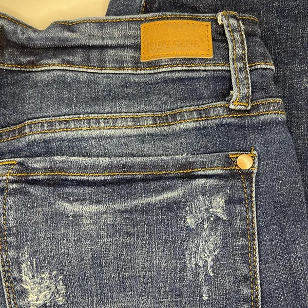 Judy Blue Dark Wash Denim Jeans - Image 4