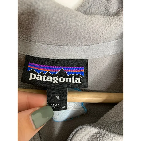 Patagonia Micro D Microfleece 1/4 Zip Pullover Womens Medium Flawed - Image 14