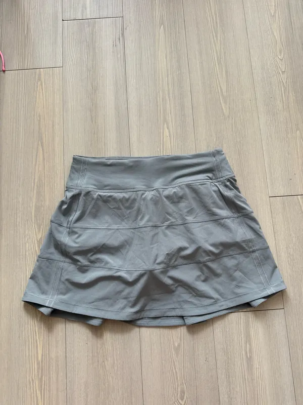 Lululemon pace rival skirt tall RHIG grey size 4 - Image 2