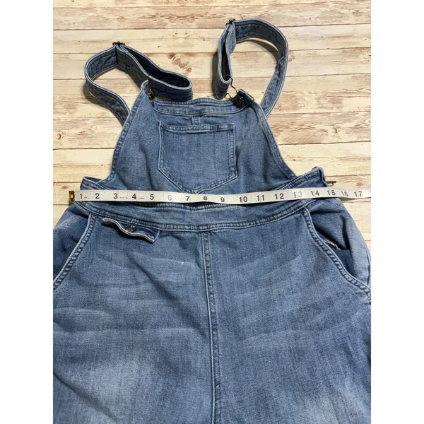 Pistola Denim Overalls Women's Size 28 Petite Medium Wash Bibs Anthropologie - Image 6