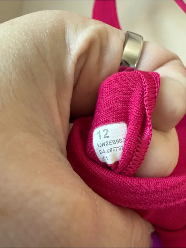 Lululemon Energy Longline Bra Medium Support, B-D Cups Passionate Size 12 - Image 7