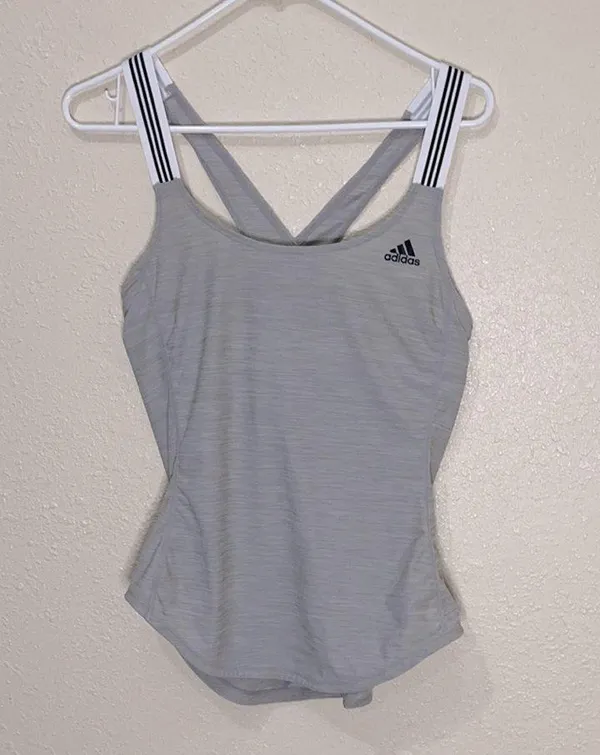 Adidas strap climalite thank top shirt - Image 6