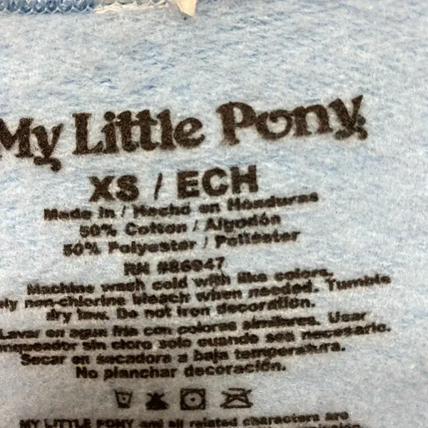 My Little Pony G1 Unicorn Hasbro Animated Series Crewneck XS - Image 4