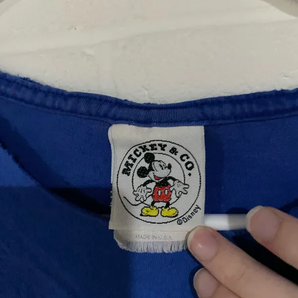 Vintage Disney tee Mickey no size tag medium/large - Image 6