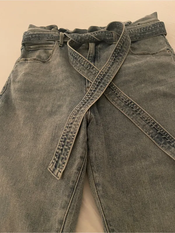 Abercrombie & Fitch Ultra High Rise Tie-Waist Jean - Image 5