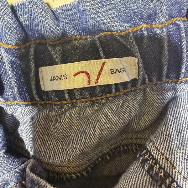 Vigoss Jani Baggy Jeans Womens 28 High‎ Rise Paperbag Denim Mom Jeans - Image 8
