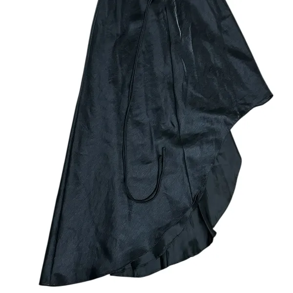 Vintage Cache Strapless Beaded Asymmetric Prom Dress Lace Up Back Evening Party - Image 8
