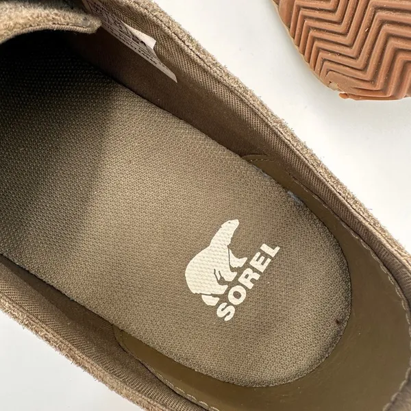 Sorel Sage Green Leather Out N About Slip On Sneakers Size 7.5 - Image 8