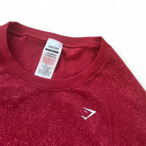 Gymshark Adapt Fleck Seamless Long Sleeve Crop Top - Image 2