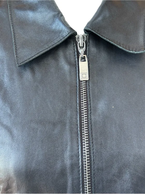 Isaac Mizrahi for Target leather jacket, size XL, outdoors, preppy, fall, dressy - Image 2