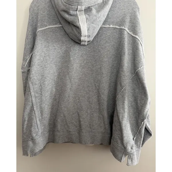 Free‎ People We The Free We Hoodie Heather Gray Women's Size XS - Image 6