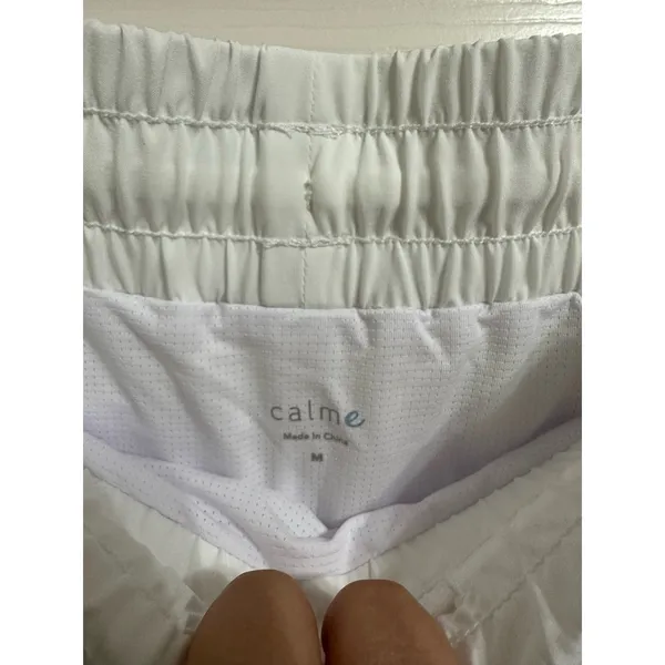 Calme by Johnny Was elements hike shorts white size Medium‎ NEW - Image 3
