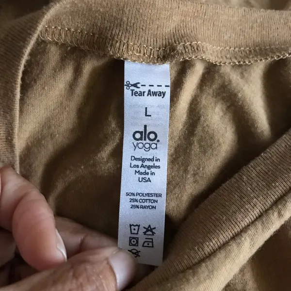 Alo Casual Tan Women's Crop Top - Image 4