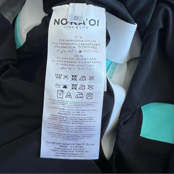 NO KA’OI Colorblock Sleeveless Catsuit Jumpsuit Activewear Size S - Image 6