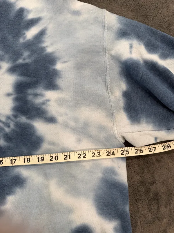 Urban Outfitters Renewal Remade Heart Tie-Dye Sweatshirt - Image 3